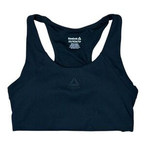 Reebok Black Racerback Sports Bra Medium Support NWT